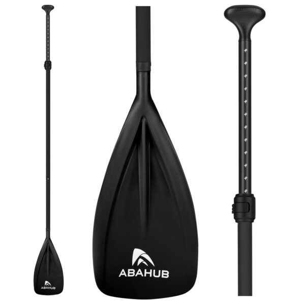 Abahub SUP Paddel 3teilig Teleskop 173–213 cm Aluminium mit PU – Verstellbar für alle Gewässer
