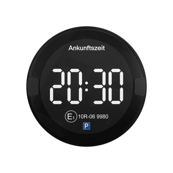 OOONO P-DISC NO2 – Elektronische Parkscheibe mit KBA-Zulassung & automatischer Zeiteinstellung