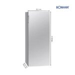 Bomann VS 7316.1 Kühlschrank 242L – Energieklasse E, 143cm, leise 40dB – Bild 2