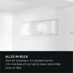 AEG Einbau-Kühlschrank 88 cm Serie 5000 OptiSpace – 142L Kühlraum mit LED-Beleuchtung – Bild 4
