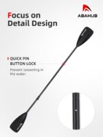 Abahub 2in1 SUP Kajak Paddel 173–226 cm – Aluminium Verstellbar für Stand-Up Paddleboard – Bild 4