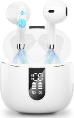 Wasart Bluetooth 5.3 In-Ear Kopfhörer – 48h Spielzeit, ENC Noise Cancelling, IP7 Wasserdicht