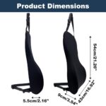 FOUNDCOOL Ergonomisches Lendenstützkissen aus Memory-Schaum – Rückenstütze für Autositze – Bild 2