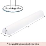 TANYOO Bettkantenschutz 132 cm – Schutzkissen für Babys & Kleinkinder mit rutschfestem Bezug – Bild 2
