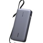 UGREEN Nexode 25000mAh Powerbank 165W – PD3.1 Schnellladung mit integrierten Kabeln