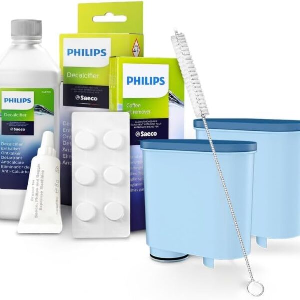 Sillar Wartungs-Set für Philips Kaffeevollautomaten – 5-in-1 Pflege-Komplettpaket