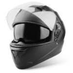 VINZ Kennet Integralhelm mit Sonnenblende – ECE 22.06 zertifiziert für Motorrad & Roller
