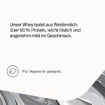 edubily Whey Protein Isolat 750g – Laktosefreies Eiweißpulver aus irischer Weidehaltung – Bild 4