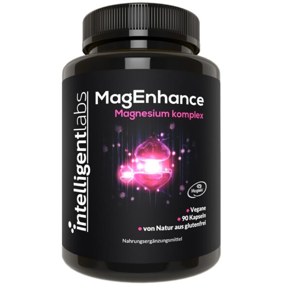 Magtein® Magnesium L-Threonat Komplex – 90 Kapseln mit Glycinat & Taurat