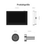 EZVIZ CP2 WLAN Türspion mit 4,3-Zoll-Bildschirm – 1080p Türklingel Kamera, 146° Weitwinkel – Bild 3