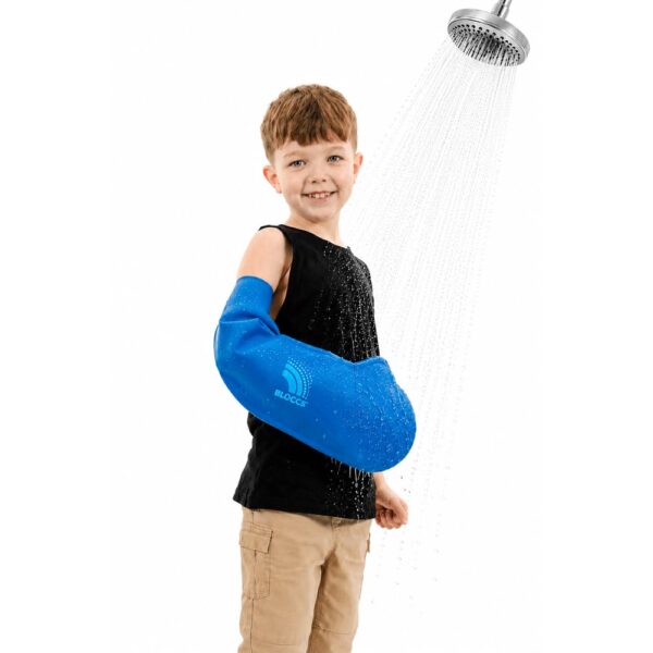 Bloccs Wasserdichter Armprotektor für Kinder (M) – Gipsschutz zum Schwimmen & Baden
