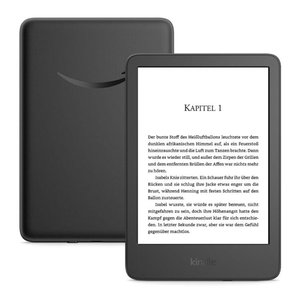 Amazon Kindle – E-Reader mit 6-Zoll Display, anpassbarem Frontlicht & 16 GB Speicher