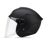 LIONCIANO Motorradhelm mit ABS & PC-Visier – Sicherheitsgetesteter Jethelm für Motorrad & Roller