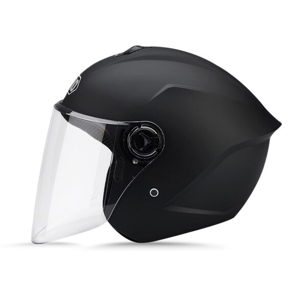 LIONCIANO Motorradhelm mit ABS & PC-Visier – Sicherheitsgetesteter Jethelm für Motorrad & Roller