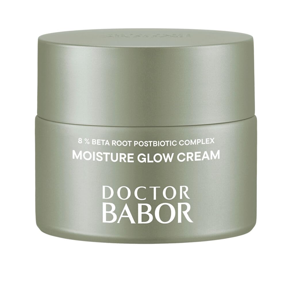 51MJLuEpsUL._SY1000_.jpg BABOR Microbiomic Moisture Glow Cream 50ml – Vegane Feuchtigkeitscreme mit Postbiotic Complex – Bild 1
