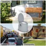 Bonnlo Campingtoilette mit abnehmbarem Eimer – mobile Reisetoilette für Outdoor-Aktivitäten – Bild 9
