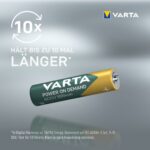 VARTA AAA Akku 16er Pack – 1000 mAh Ni-MH wiederaufladbar, sofort einsatzbereit – Bild 3