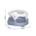 Rotho Babydesign Badewannensitz Blau – Rutschfester Badesitz mit Kindersicherung für 7–16 Monate – Bild 3