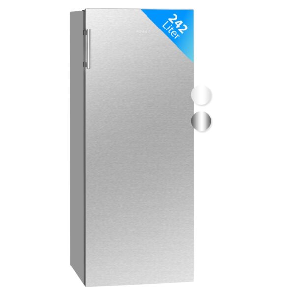 Bomann VS 7316.1 Kühlschrank 242L – Energieklasse E, 143cm, leise 40dB