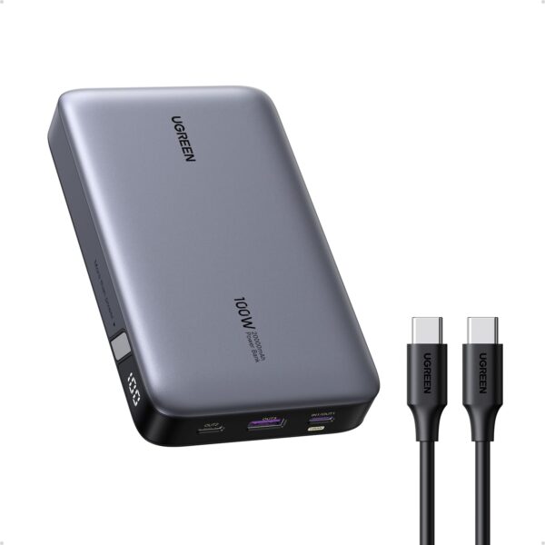 UGREEN Nexode 100W Power Bank 20000mAh – Schnellladung für Laptop & Smartphones