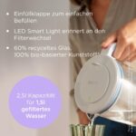 BRITA Glasfilterkanne 2,5l mit MAXTRA PRO – Premium Wasserfiltration mit Smart Light – Bild 4