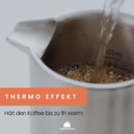 Groenenberg French Press Thermo – Edelstahl Kaffeebereiter mit Warmhalte-Funktion bis 1L – Bild 6