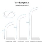 VIKOBESS Babyphone Ständer 170 cm höhenverstellbar – Universal Kamera Halterung für Nanit, Owlet & Eufy – Bild 5