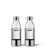 Aarke 2er-Pack PET-Flaschen 650ml für Carbonator 3 – BPA-frei mit Edelstahl
