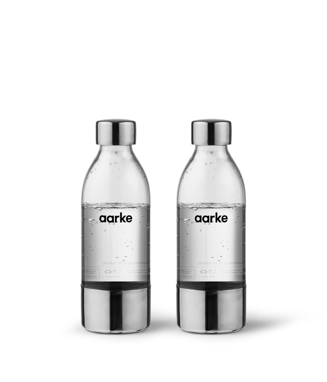 51UAJJp8LbL._SY1260_.jpg Aarke 2er-Pack PET-Flaschen 650ml für Carbonator 3 – BPA-frei mit Edelstahl – Bild 1
