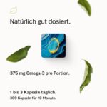 edubily® Omega-3 Fischölkapseln 300er – 70% Omega-3 in pharmazeutischer Qualität – Bild 6