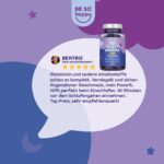 Melatonin Gummies 1 mg – Schlafunterstützung mit Baldrian & Passionsblume, 120 Tage – Bild 9