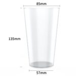AOLUXLM 50er Partybecher Set 480ml – Bruchsichere Mehrwegbecher für Events – Bild 3