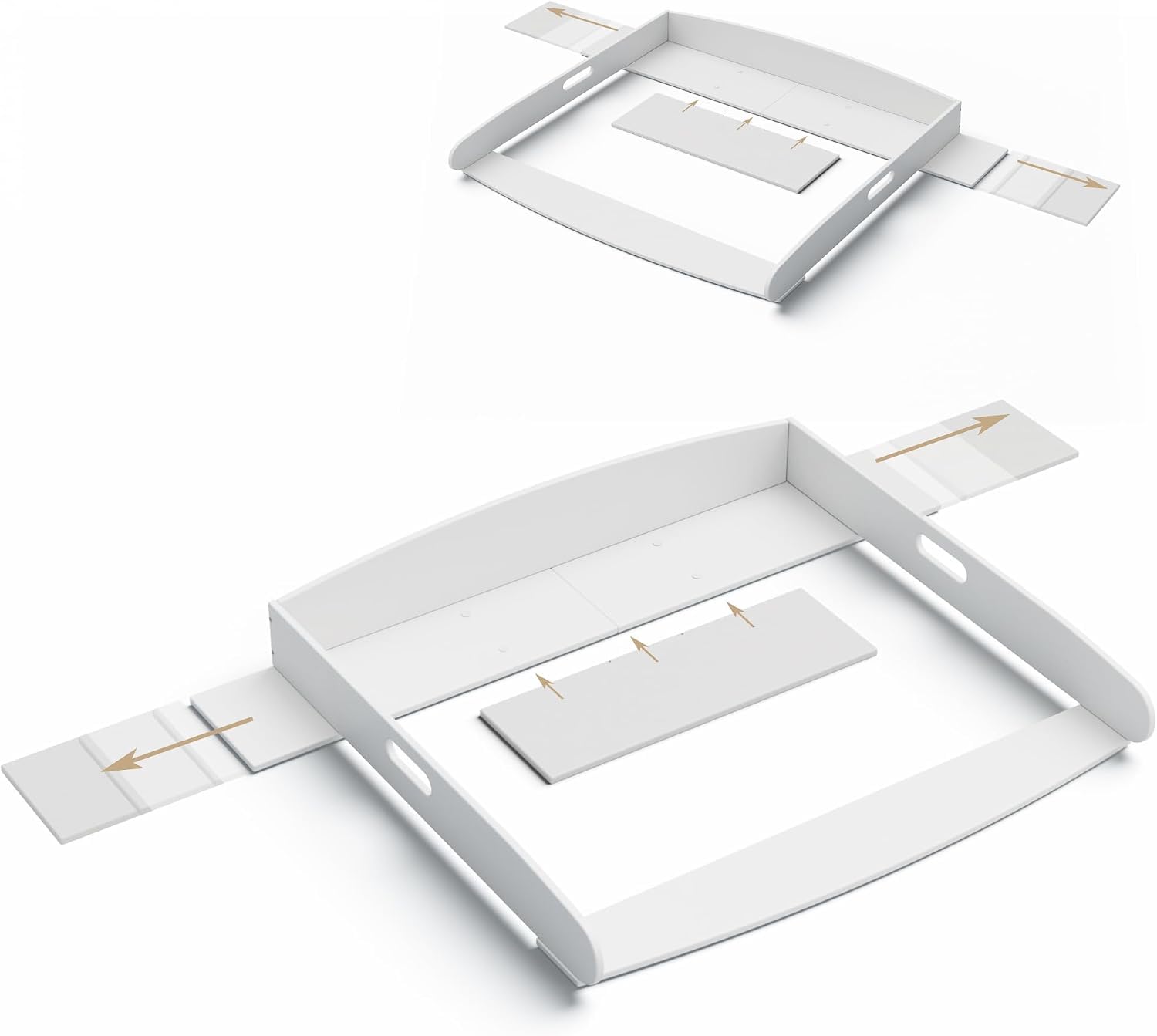 51WyRgMPgKL._SY1343_.jpg Heldenzimmer Wickelaufsatz für IKEA Hemnes & Malm Kommode – 85 cm breit, kippsicher – Bild 1