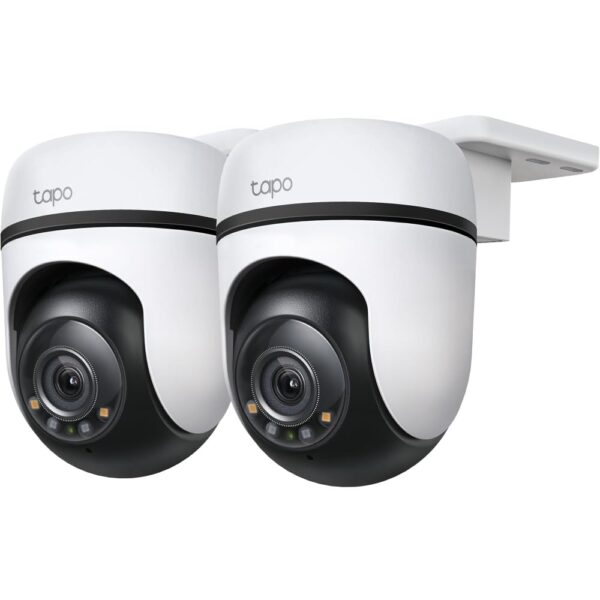 Tapo C510W 2er-Pack WLAN-Überwachungskamera 360° – 2K Outdoor-Kamera mit Farbnachtsicht