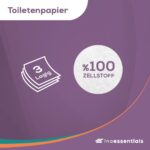 Inoverse Toilettenpapier 3-lagig, 128 Rollen – Premium WC-Papier aus 100% Zellstoff – Bild 4