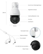 Reolink RLC-823S2 4K PTZ Dome Überwachungskamera – 16X Zoom & Farbnachtsicht für Aussen – Bild 10