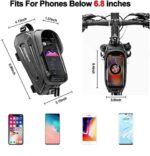 ROCKBROS Fahrrad Rahmentasche mit TPU Touchscreen – Wasserabweisend für Smartphones bis 6,4 Zoll – Bild 3