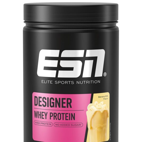 ESN Designer Whey Banana Milk, 908 g – Premium Whey Protein Pulver Made in Germany