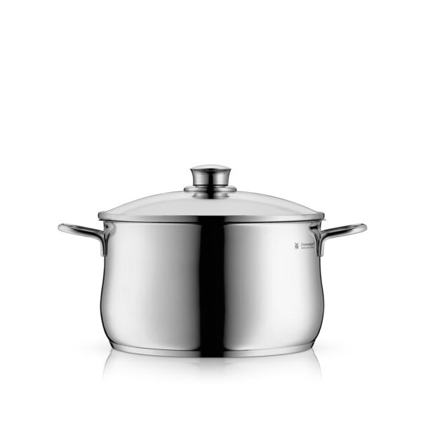 WMF Diadem Plus Fleischtopf 20 cm mit Glasdeckel – 3,7 l Induktion Edelstahl