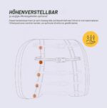 EASY EAGLE Auto-Nackenkissen aus Wildleder & Memory-Schaum – Ergonomische Nackenstütze für alle Fahrzeuge – Bild 5