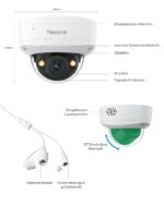 Reolink RLC-1240A 12MP PoE-Sicherheitskamera mit Farbnachtsicht & Vandalismusschutz IK10 – Bild 6