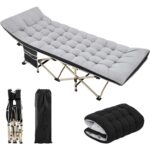 Yaheetech Feldbett 191x67 cm mit Matratze – Klappbares Campingbett bis 150 kg