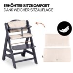 hauck Beta+ Hochstuhl Newborn Set mit Deluxe Bouncer – 5in1 Mitwachsend bis 90 kg – Bild 8