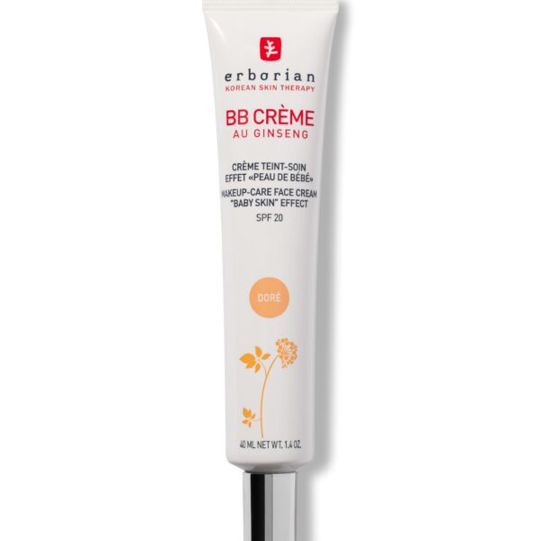 Erborian BB Creme mit Ginseng Gold – 5-in-1 Gesichtspflege mit LSF 20 & Babyhaut-Effekt