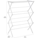 Amazon Basics Klappbarer Wäscheständer 106 cm – Platzsparend & Langlebig – Bild 3