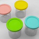 AUMUA 4er-Pack Behälter für Ninja CREAMi Deluxe – Ersatzbehälter 680ml BPA-frei – Bild 4