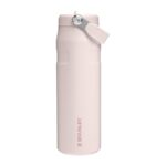 STANLEY 1913 Flip Straw Trinkflasche 0.7L – Vakuumisolierte Thermoflasche für 3 Tage Eiskühlung