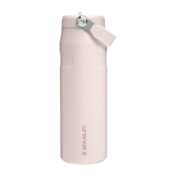 STANLEY 1913 Flip Straw Trinkflasche 0.7L – Vakuumisolierte Thermoflasche für 3 Tage Eiskühlung