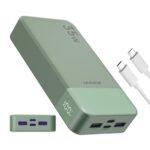 JUOVI 20000mAh Power Bank 35W mit USB-C – Schnellladung für alle Geräte