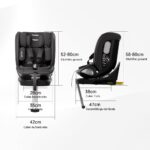 Feakaou Reboarder 360° Kindersitz mit Isofix – 0–12 Jahre, drehbar & mitwachsend – Bild 3